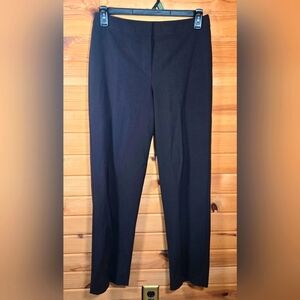 St. John Diana Pant Tropical Wool Straight Leg Lightweight Brown Work Womens 6